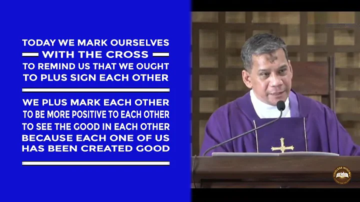 Timeless Wisdom | Homily | Plus Sign | Ash Wednesday | Fr Weyms Sanchez SJ