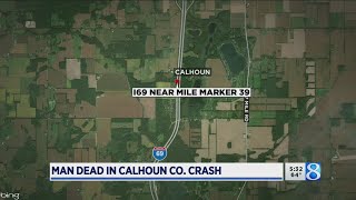 Man dead in Calhoun County Crash