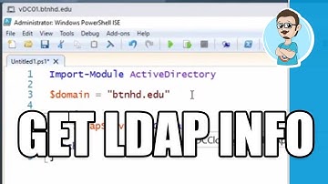 The Server Room Clips - Get LDAP Server from Domain with PowerShell!
