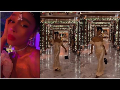 سهرة رأس السنة في الإمارات مع مون بيبي دموغ و الكادويات لي جاب لي