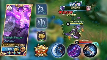 Moskov Full Critical Build And Emblem set 2022 | Moskov Best Build 2022 | Mobile Legends