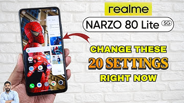 Realme Narzo 80 Lite 5G : Change These 20 Settings Right Now