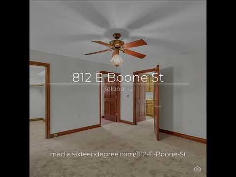 812 E Boone St, Tolono, IL home video tour
