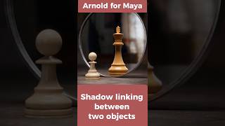 This new feature in arnold let's you Shadow link two objects in  Maya | #aitraceset