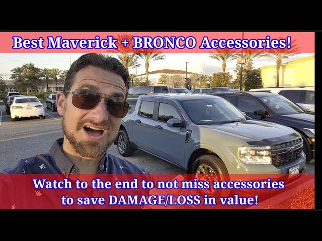 Best Ford MAVERICK & BRONCO ACCESSORIES! +Must know to avoid