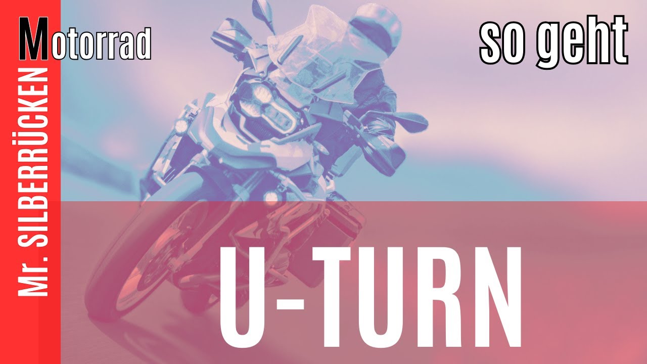 So geht ein U-Turn mit dem Motorrad, du kannst das!!! 🤜🏽🤛🏽