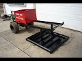 Garden Tractor Pulling Sled Build