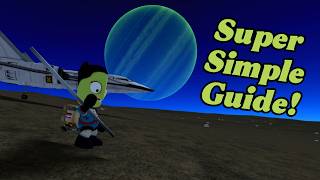 How to plant a flag on Laythe using an SSTO Spaceplane