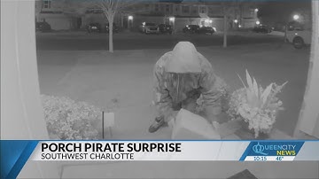 Porch pirate greeted with surprise package in Charlotte