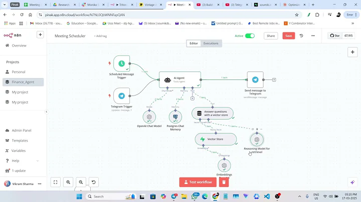 AI Agents - Automatic scheduler, Telegram + n8n + o3-mini