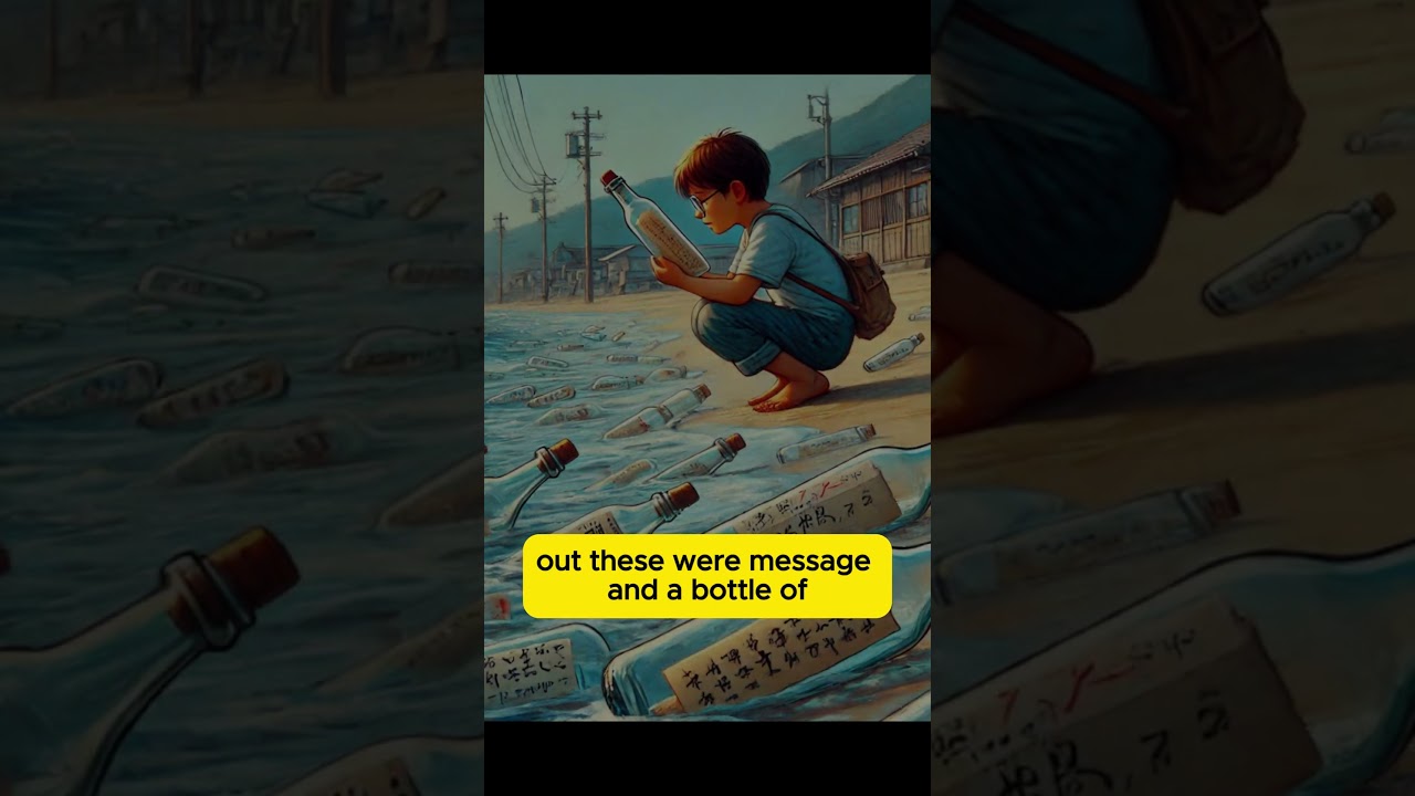 mysterious message in a bottle discovery in japan #oceanmystery #messageinabottle #cooftingdom