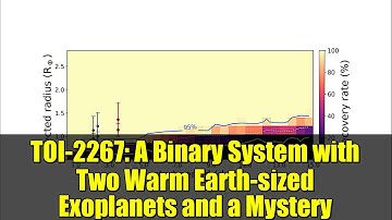 TOI-2267: A Binary System with Two Warm Earth-sized Exoplanets and a Mystery