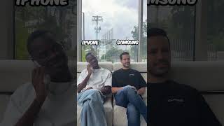 iPhone vs Samsung 🤣