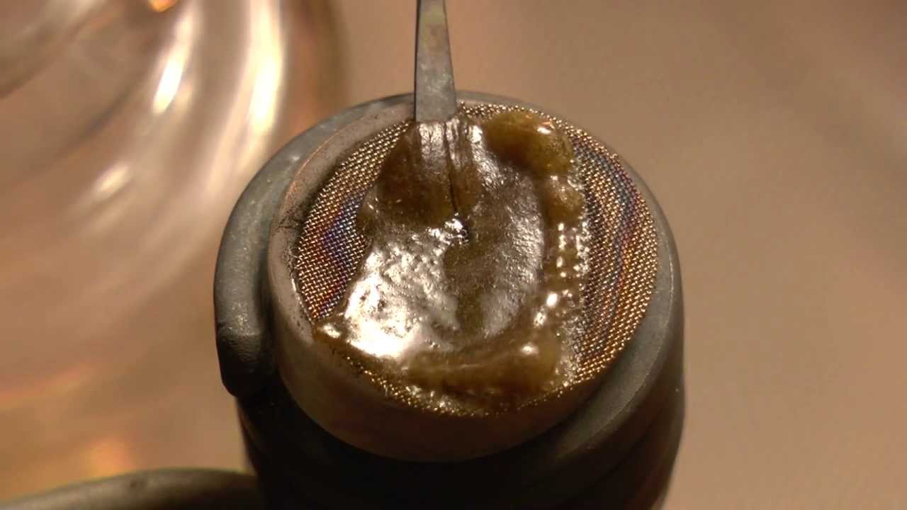 Reverse Watermelon Screen Dabs on Quartz