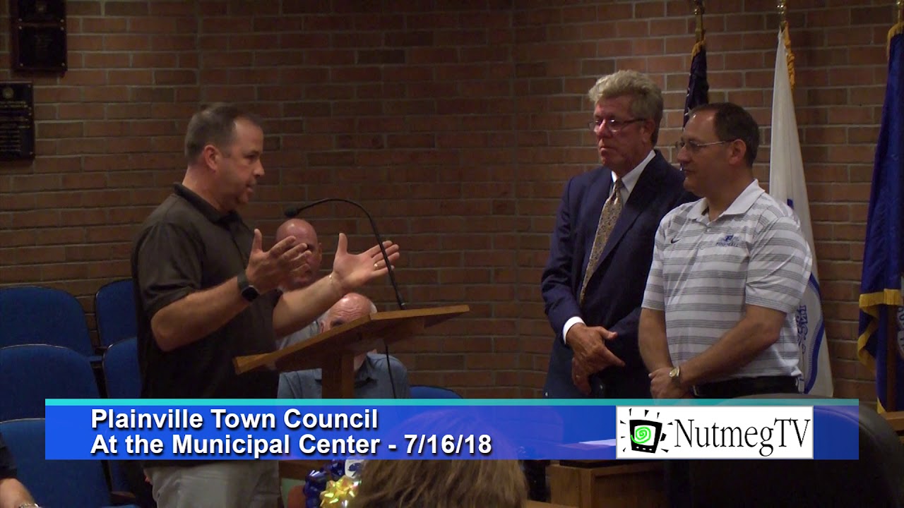 Plainville Town Council 71618 YouTube