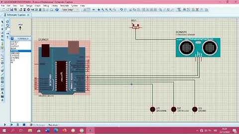Simulasi Proteus Arduino Sensor Parkir (Smart Parking) (Siti Sarmiyatin dan Novi Ermaya S)