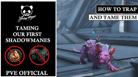 Shadowmane - How To Tame Them and Make a Taming Pen | ARK: Survival Evolved