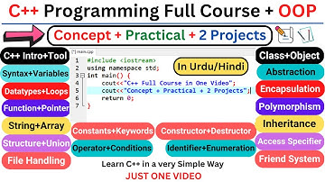 C++ Programming Full Course + OOP + Projects in One Video | Tahseen Talks