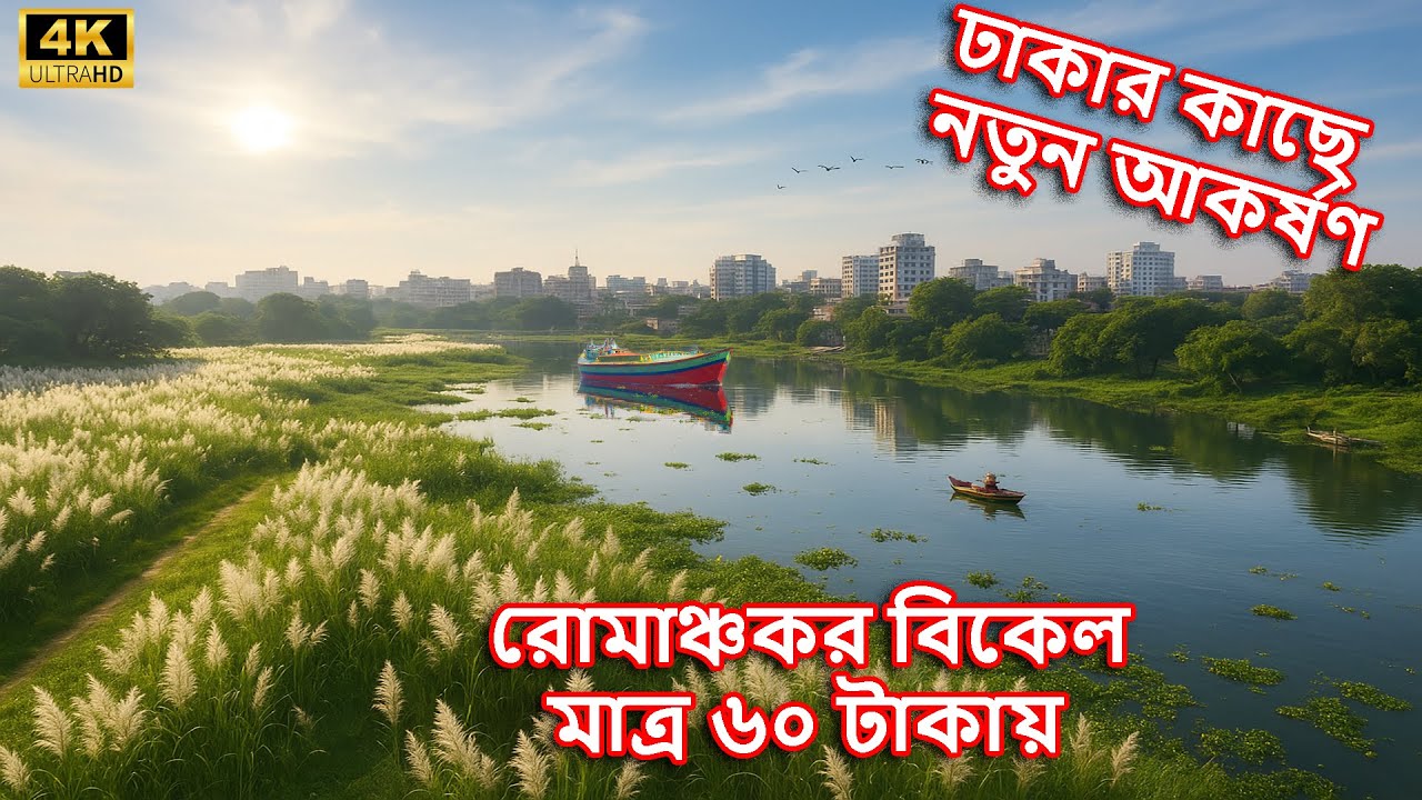 ঢাকার কাছে নতুন ভ্রমণ আকর্ষণ | কাশফুল, নদী, নৌকা আর গ্রামের সৌন্দর্যে এক অন্যরকম অভিজ্ঞতা।
