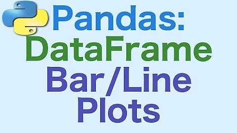 47- Pandas DataFrames: Generating Bar and Line Plots