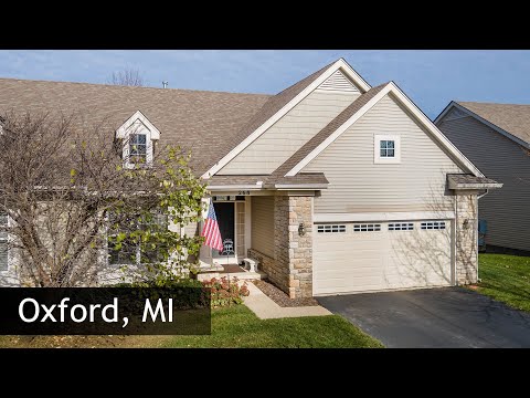 268 Stony Lake Dr, Oxford, MI home video tour