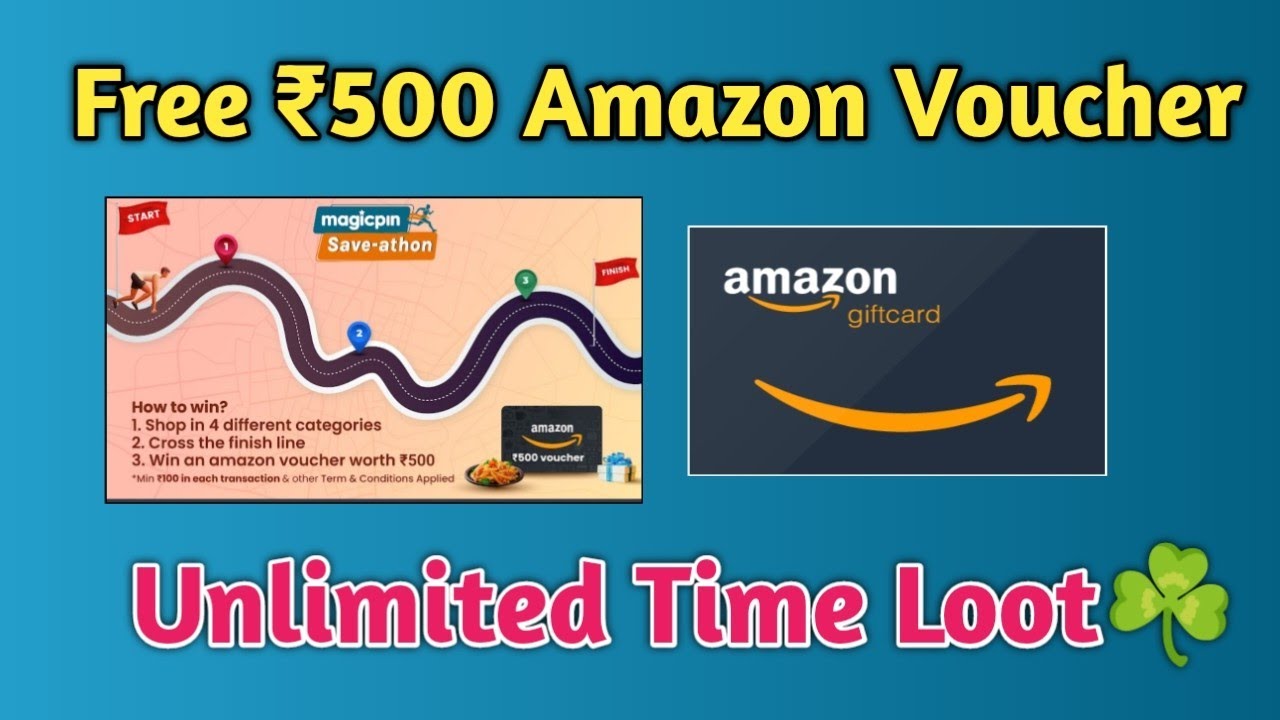 Magicpin Biggest Loot ever. Get ₹500 Free Amazon Gift Voucher. Magicpin Free Shopping loot today