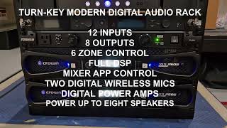 Pre-Built CQ-12T Audio Rack Pro Audio Rack Mount