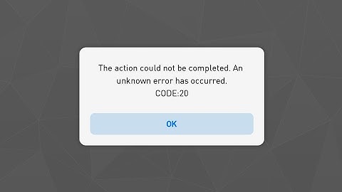 HOW TO FIX CODE 20 IN PES 2018 FOR ANDROID