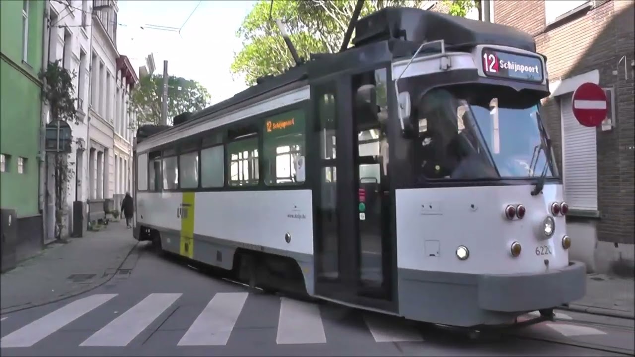 De Lijn Antwerpen tramlijn 12 route oude Gentse PCCs old