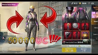 pubg mobile | crate opening 50.000 uc | and no suite ... - 