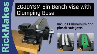 ZGJDYSM 6in Bench Vise with Clamping Base