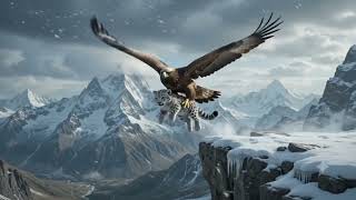 🦅 A Golden Eagle Saved a Snow Leopard Cub! 🐆❤️