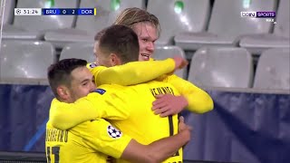 Haaland scores TWO vs Club Brugge to set another UCL record | UCL 20/21 Moments screenshot 2
