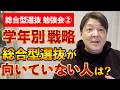 塾長・松原による総合選抜型入試　高1高2高3浪人別　対策への解説・質疑応答
