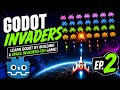 Godot Invaders - Learn Godot by Building a Space Invaders-ish game! Ep 2