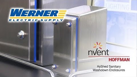 nVent Hoffman HyShed Sanitary Washdown Enclosure