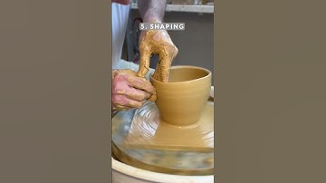 Beginners Guide to the Pottery Wheel  #shorts
