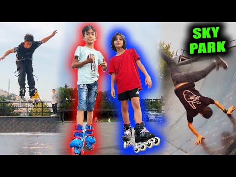 SKATEPARK' da EFSANE PATEN ve KAYKAY HAREKETLERİ ! SUDE ve POLAT PATEN  SÜRÜYOR !