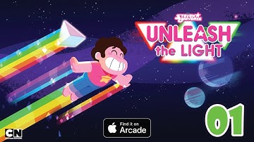 Unleash the Light, Steven Universe game, Stage 1-1, iOS game, Apple Arcade, Cartoon Network Game