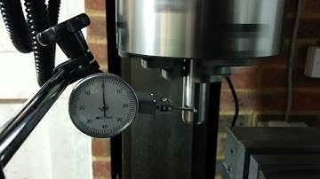 Sieg Super X3 calibration check, close up