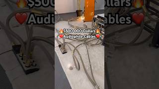 $500 000 Dollars ONLY Cables ZenSati Audiophile HighEnd Audio System #hiend #stereo #hifi #speakers