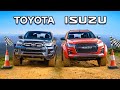 Toyota hilux vs isuzu dmax reto offroad