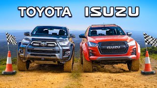 Toyota Hilux vs Isuzu DMAX: ¡RETO OFFROAD!