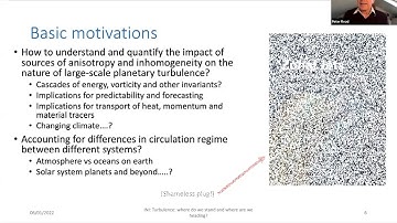 TURW01 | Prof. Peter Leonard Read | Inhomogeneity and anisotropy in planetary turbulence