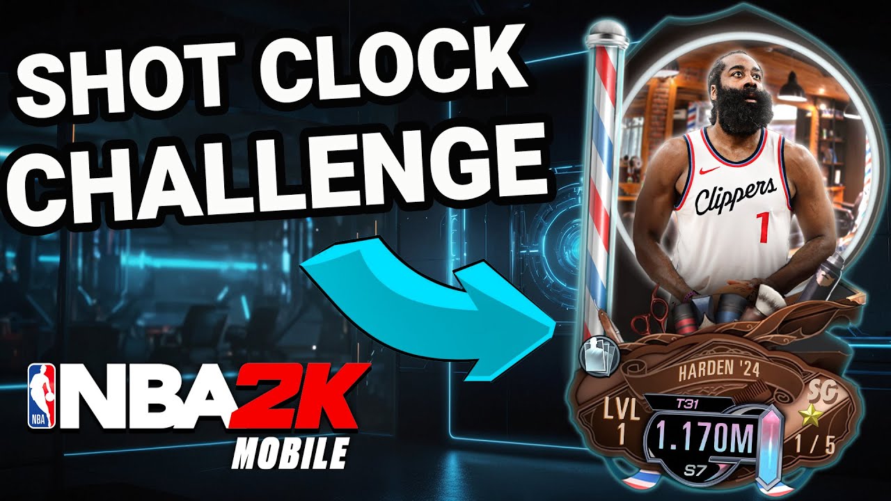 Shot Clock Challenge Pack Opening For James Harden | NBA 2K Mobile ...