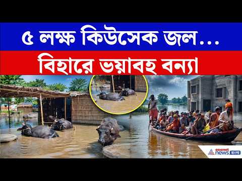 ৫ লক্ষ কিউসেক জল ছাড়তেই ভয়াবহ বন্যা, জলে তলায় বহু গ্রাম। Bihar Flood | Bihar News