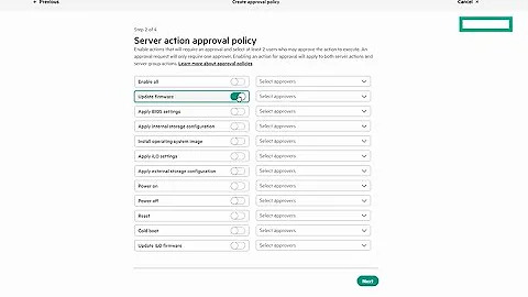 Setting Workload Approval Policies in HPE Compute Ops Management