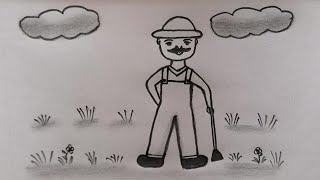 كيفية رسم مزارع | رسم سهل | @TamilNewArt