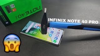 Infinix NOTE 40 PRO Screen Scratch & Gorilla Glass Durability Test 🛠️🔨