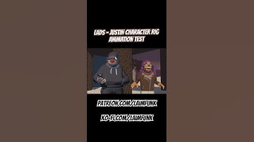 LADS - Justin Character Rig Animation Test #blender #3danimation #indieanimation #lads